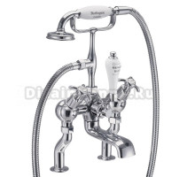 Смеситель для ванны Burlington AN19-QT хром/черный