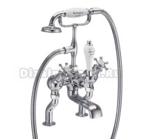Смеситель для ванны Burlington BI19-QT хром/черный