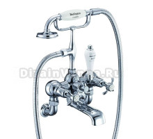 Смеситель для ванны Burlington AN17-QT хром/черный