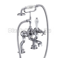 Смеситель для ванны Burlington Regent ANR15-QT хром/черный