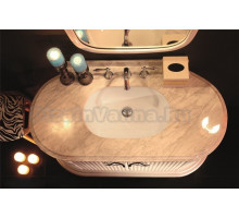 Мраморная столешница Tessoro Rivoli 120 Bianco Carrara