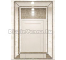 Зеркало Bagno Piu 101x126 см серебро