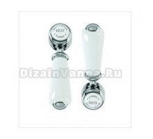 Ручка керамическая для термостата Burlington V10-1 хром