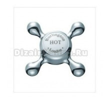 Ручка-крестик Burlington Claremont (одинарная) хром V1