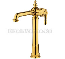 Смеситель для раковины Shouder Bizans 0230306 золото