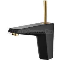 Смеситель для раковины Shouder Tiffany 0210217 черный, золото