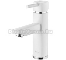 Смеситель для раковины Shouder Unique 0170209 белый, хром