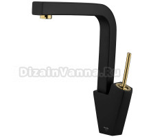 Смеситель для кухни Shouder Tiffany 0210517 черный, золото