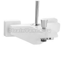 Смеситель для ванны Shouder Tiffany 0210108 слоновая кость, хром