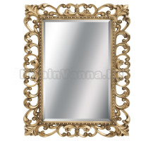 Зеркало с фацетом Tessoro Isabella TS-1076-B/L Поталь бронза