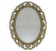 Зеркало без фацета Tessoro Isabella TS-102101-B/L Поталь бронза