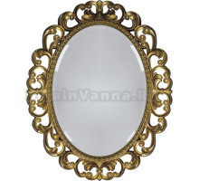 Зеркало без фацета Tessoro Isabella TS-107601-B/L Поталь бронза