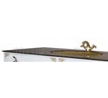 Столешница Tessoro Laura 120 Поталь-золото