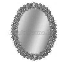 Зеркало без фацета Tessoro ISABELLA TS-0044-740-S/L 74x94 поталь серебро