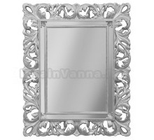 Зеркало с фацетом Tessoro ISABELLA TS-0021VEN-880-S 88x108 серебро