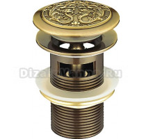 Донный клапан для раковины Bronze de Luxe 21989 бронза