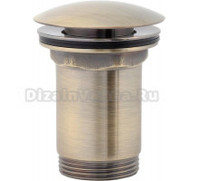 Донный клапан для раковины Omnires A706BR click-clack, бронза