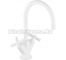 Смеситель Dorn Bracht Tara 22513892-10 для раковины, матовый белый