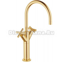 Смеситель Dorn Bracht Tara 22533892-28 для раковины, сатинированная латунь