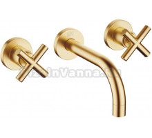 Смеситель Dorn Bracht Tara 36707892-28 для раковины, сатинированная латунь, без внутренней части