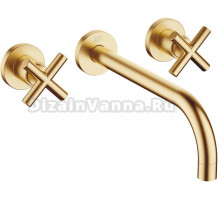 Смеситель Dorn Bracht Tara 36717892-28 С ВНУТРЕННЕЙ ЧАСТЬЮ, сатинированная латунь, для раковины