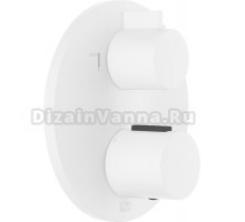 Термостат Dorn Bracht Rounded generic 36426970-10 для душа, белый матовый