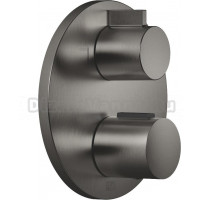 Термостат Dorn Bracht Rounded generic 36426970-99 С ВНУТРЕННЕЙ ЧАСТЬЮ, для душа, темная матовая платина