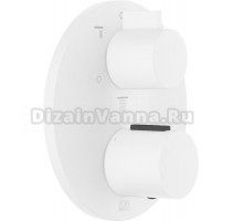 Термостат Dorn Bracht Rounded generic 36427970-10 для душа, белый матовый
