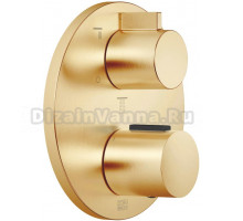 Термостат Dorn Bracht Rounded generic 36427970-28 для душа, сатинированная латунь