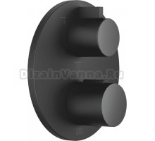 Термостат Dorn Bracht Rounded generic 36427970-33 для душа, черный матовый