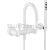 Смеситель Dorn Bracht Tara 25133882-10 для ванны с душем, белый матовый