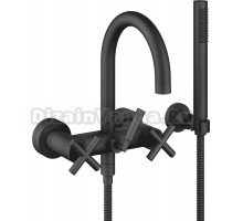 Смеситель Dorn Bracht Tara 25133892-33 для ванны с душем, черный матовый