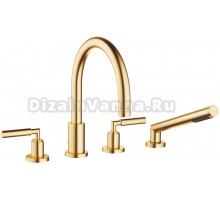 Смеситель Dorn Bracht Tara 27512882-28 на борт ванны, сатинированная латунь