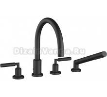 Смеситель Dorn Bracht Tara 27512882-33 на борт ванны, черный матовый