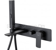 Смеситель Allen Brau Infinity 5.21007-31 С ВНУТРЕННЕЙ ЧАСТЬЮ, для ванны с душем, чёрный матовый