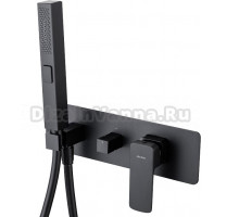 Смеситель Allen Brau Infinity 5.21011-31 С ВНУТРЕННЕЙ ЧАСТЬЮ, для душа, чёрный матовый