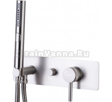 Смеситель Allen Brau Priority 5.31009-BN С ВНУТРЕННЕЙ ЧАСТЬЮ, для душа, брашированный никель