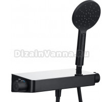 Термостат Allen Brau Fantasy 5.11002-31 для душа, чёрный матовый