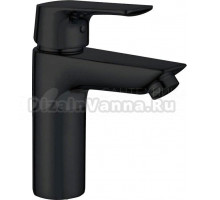 Смеситель Aquanet Static AF330-10B для раковины, чёрный матовый