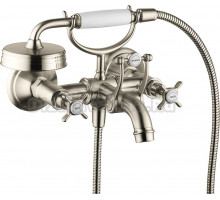 Смеситель Axor Montreux 16540820 для ванны с душем, шлифованный никель