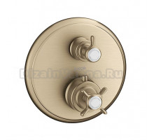 Смеситель для душа AXOR Montreux 16800820 термостатический, шлифованный никель