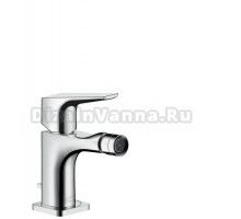 Смеситель для биде Axor Citterio E 36121000, с донным клапаном, хром