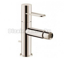 Смеситель для биде Axor Uno 38211820 с донным клапаном, шлифованный никель