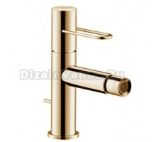 Смеситель для биде Axor Uno 38211930 с донным клапаном, латунь