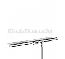 Смеситель для ванны и душа Axor ShowerPipe 45420000, термостатический, 80 см, хром