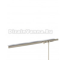 Смеситель для ванны и душа Axor ShowerPipe 45421820, термостатический, 120 см, шлифованный никель