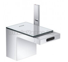 Смеситель для биде Axor MyEdition 47210000, с донным клапаном, с зеркальной панелью