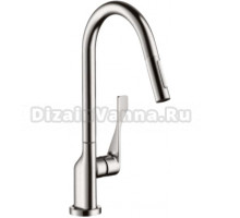 Смеситель Axor Citterio 39835800 для кухонной мойки, сталь