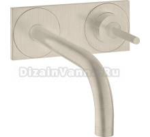 Смеситель Axor Uno 38115820 для раковины, шлифованный никель