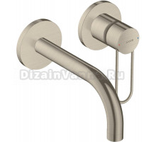 Смеситель Axor Uno 38121820 для раковины, шлифованный никель